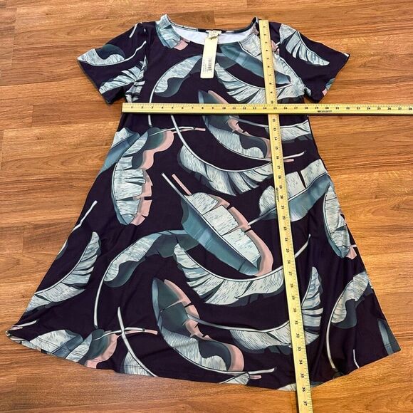 Yelete | Crew Neck Short Sleeve Midi Dress | Women size XL - Picture 3 of 10